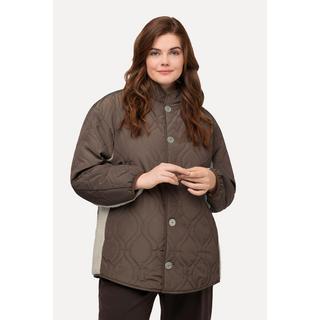 Ulla Popken Wendejacke Stepp Teddyfleece Stehkragen Recycelt  