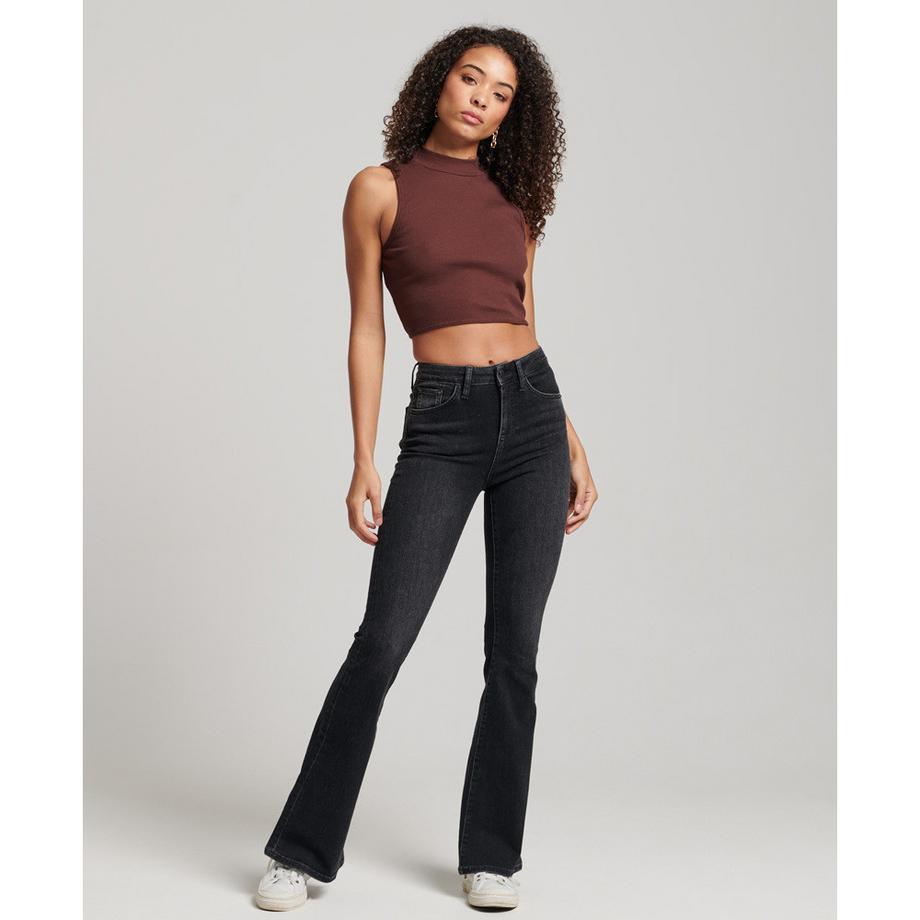 Superdry Kurzes Tanktop Stehkragen  