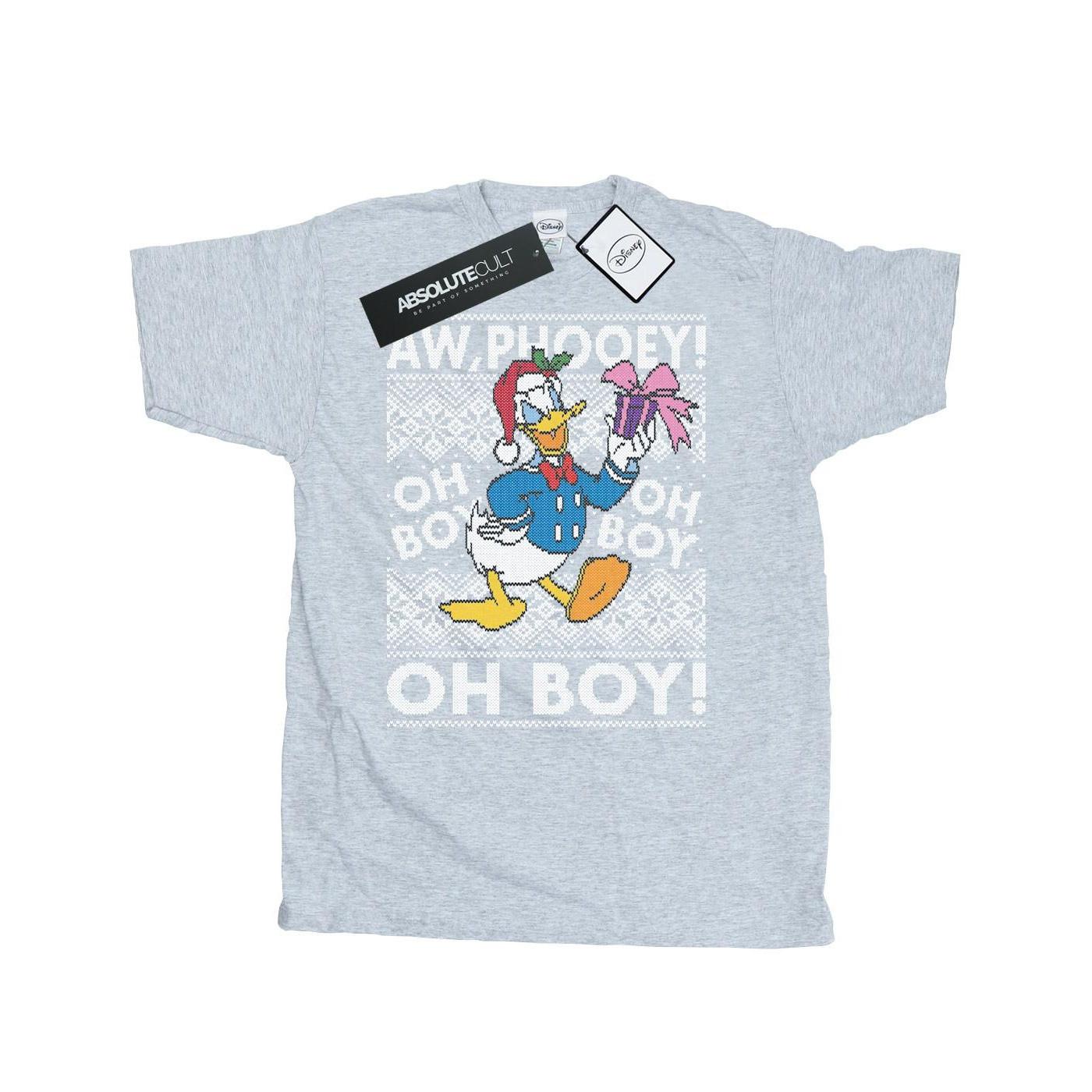 Disney  Donald Duck Christmas Fair Isle TShirt 