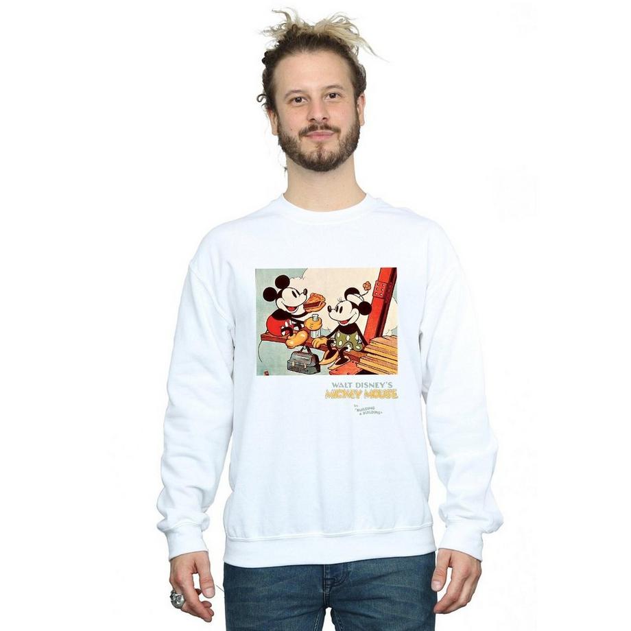 Disney Mickey Mouse Building A Building Sweatshirt  