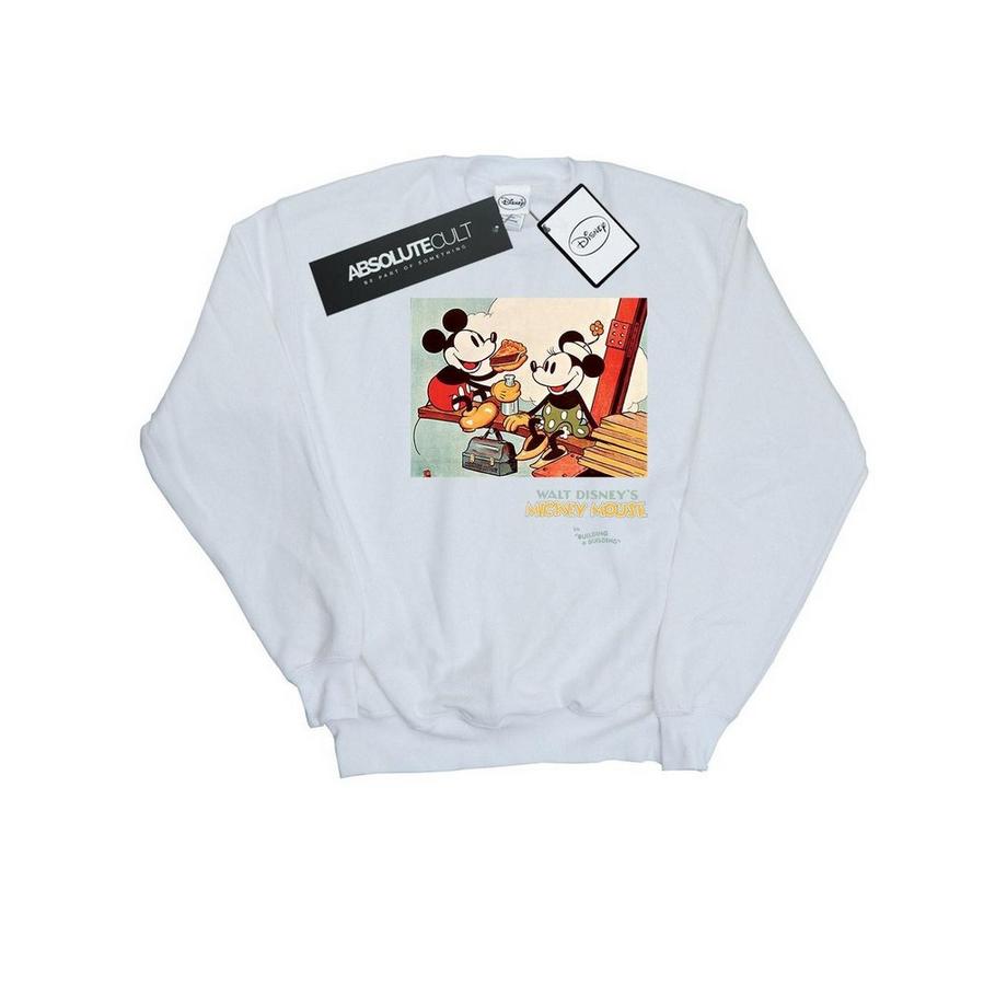 Disney Mickey Mouse Building A Building Sweatshirt  