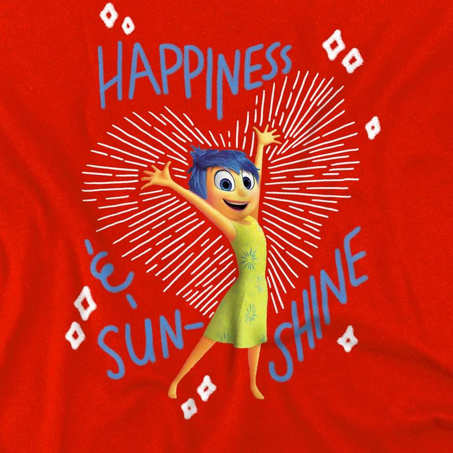 Inside Out  Sweat À Capuche Motif Joie Happiness & Sunshine 