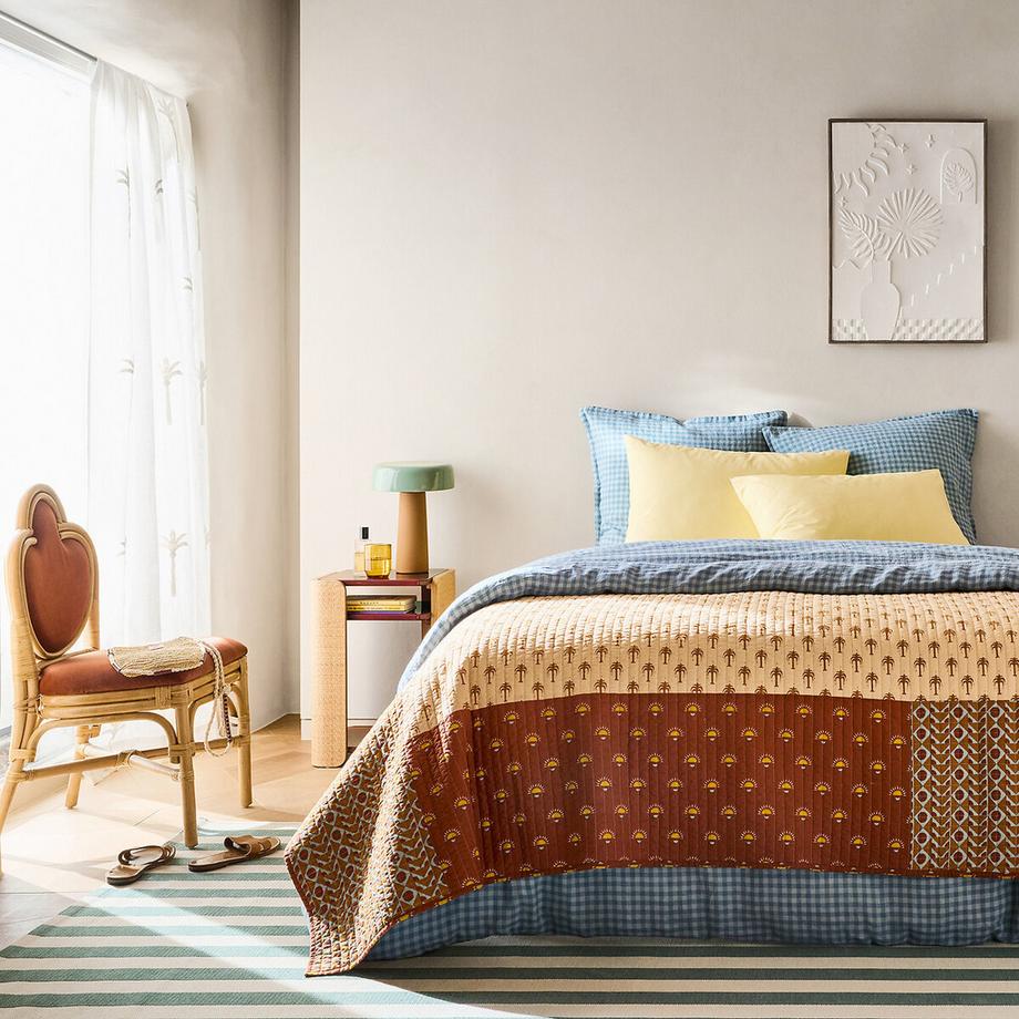 La Redoute Intérieurs Stuhl aus Rattan und Stoff  