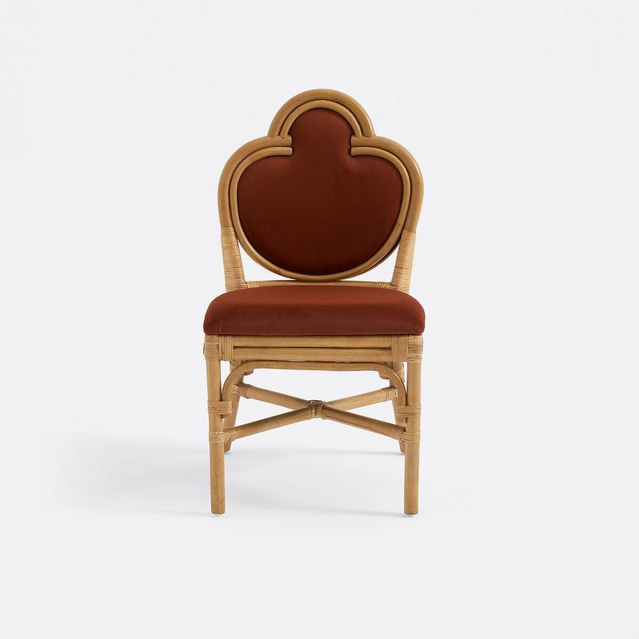 La Redoute Intérieurs Stuhl aus Rattan und Stoff  