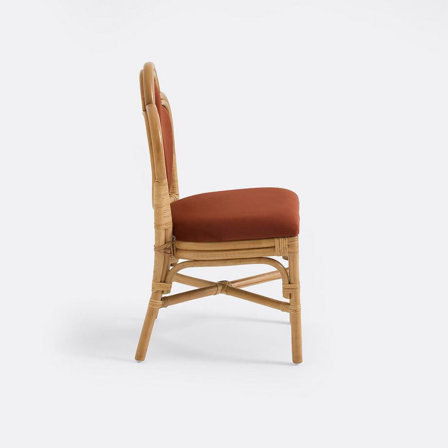 La Redoute Intérieurs Stuhl aus Rattan und Stoff  