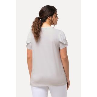 Ulla Popken T-Shirt Stampata Linea A Girocollo Mezza Manica  