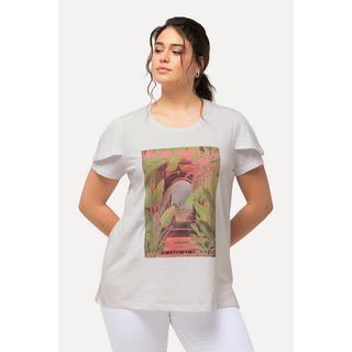 Ulla Popken T-Shirt Stampata Linea A Girocollo Mezza Manica  