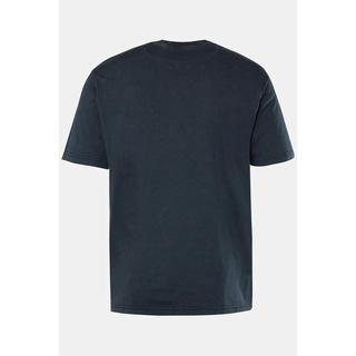 JP1880 Halbarm Vintage Look Rundhals T-Shirt mit Brust-Print  