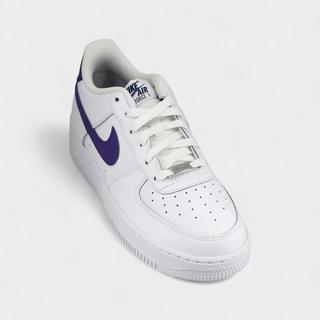 NIKE  Air Force 1 Low - White Court Purple (GS) 