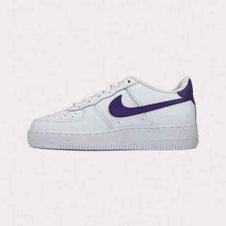 NIKE  Air Force 1 Low - White Court Purple (GS) 