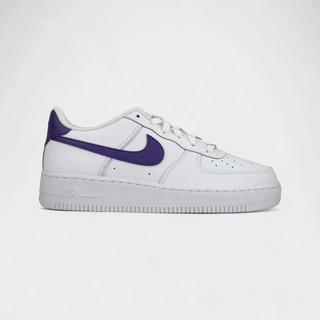 NIKE  Air Force 1 Low - White Court Purple (GS) 