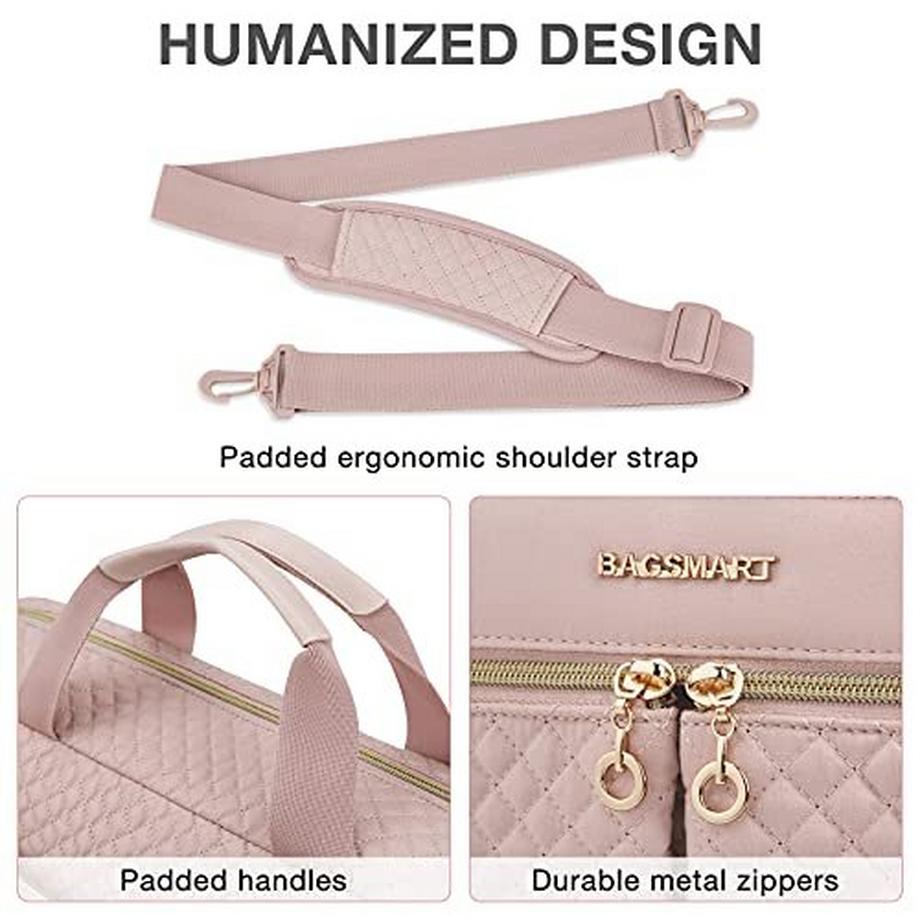 Only-bags.store  Laptoptasche, 17,3 Zoll Aktentasche, große Laptoptasche, Computertasche, Büro, Reise, Business, 