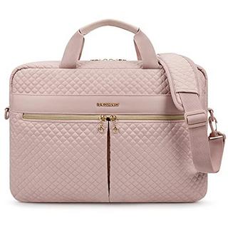 Only-bags.store  Sac pour ordinateur portable, porte-documents 17,3 pouces, grand sac pour ordinateur portable, sac d'ordinateur, bureau, voyage, affaires, rose 