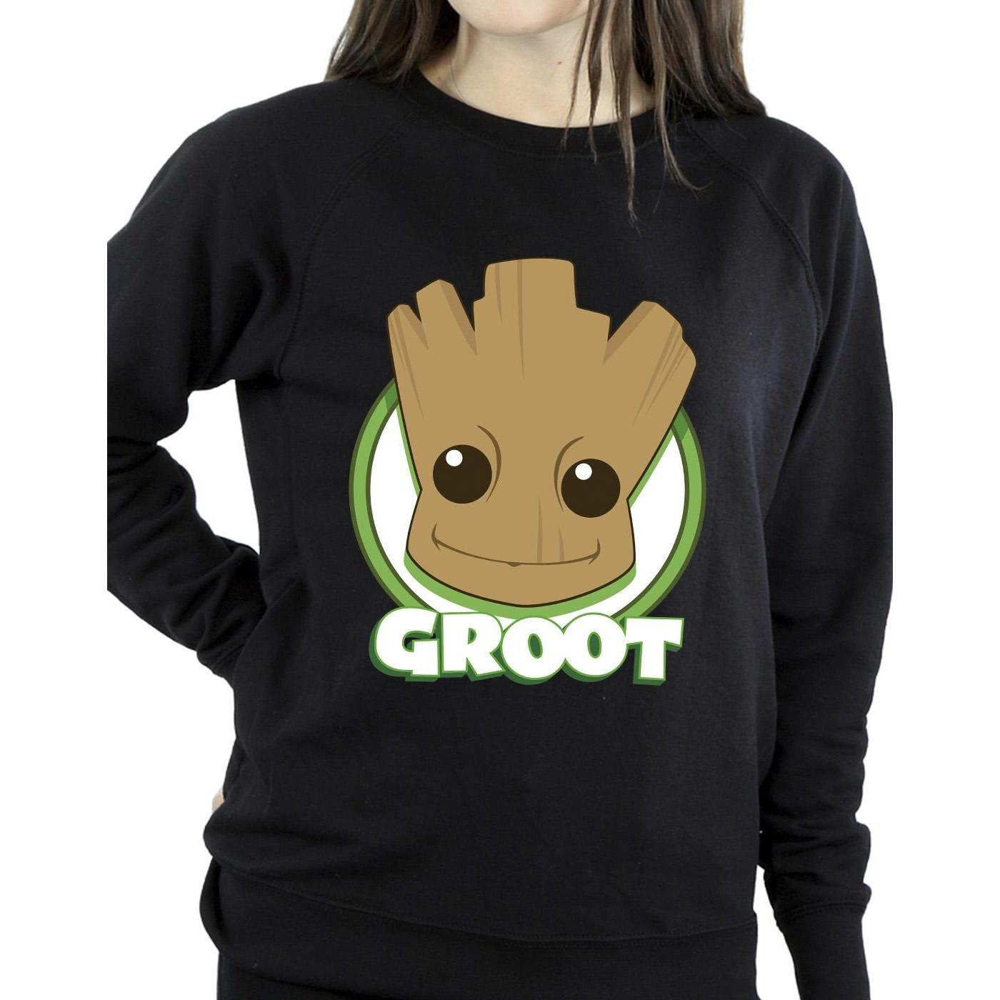 Guardians Of The Galaxy Groot Felpa Girocollo  