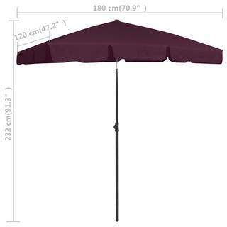 VidaXL Parasol de plage  