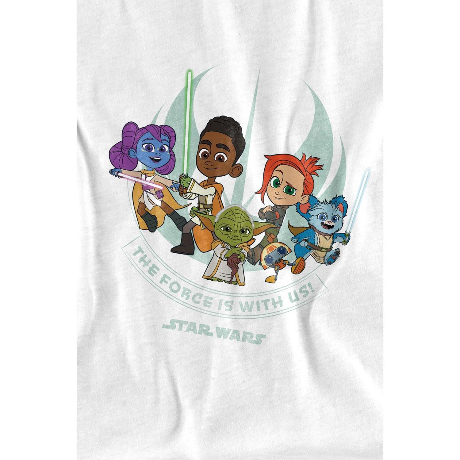 STAR WARS  Tshirt YOUNG JEDI ADVENTURE THE FORCE IS WITH US 