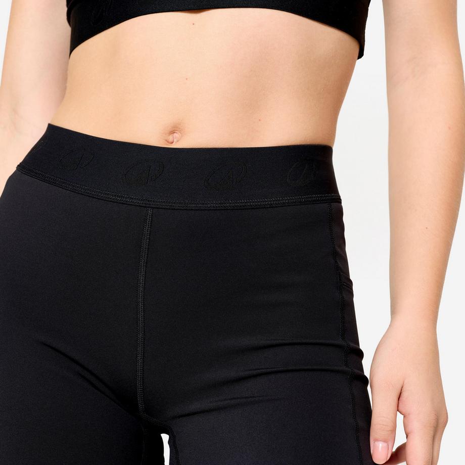 DOMYOS  Shorts femme fitness ceinture élastique polyamide 