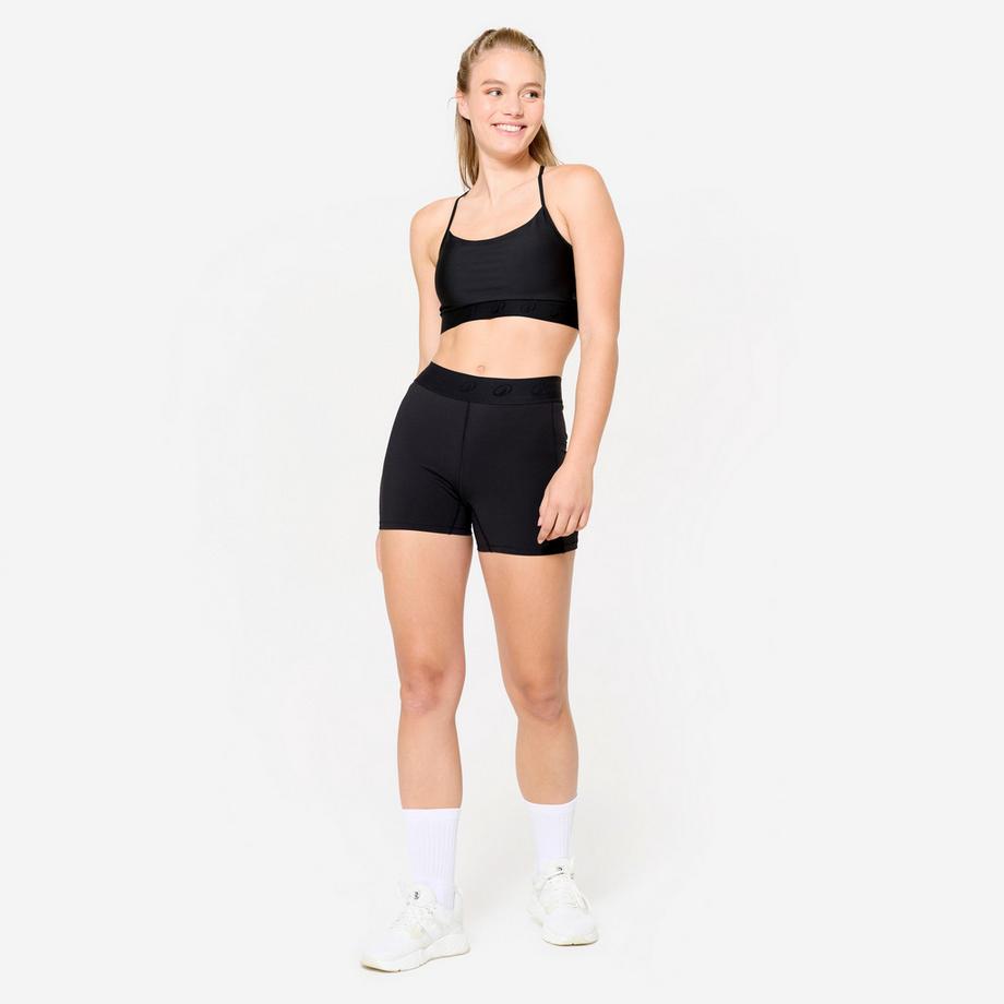 DOMYOS  Shorts donna fitness elastico in vita poliammide 