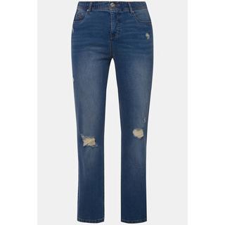 Studio Untold  Mom-Jeans, destroyed, 5-Pocket, Elastikbund 