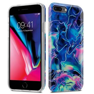 Cadorabo  Housse compatible avec Apple iPhone 7 PLUS / 7S PLUS / 8 PLUS - Coque de protection en silicone TPU avec motif mosaïque 