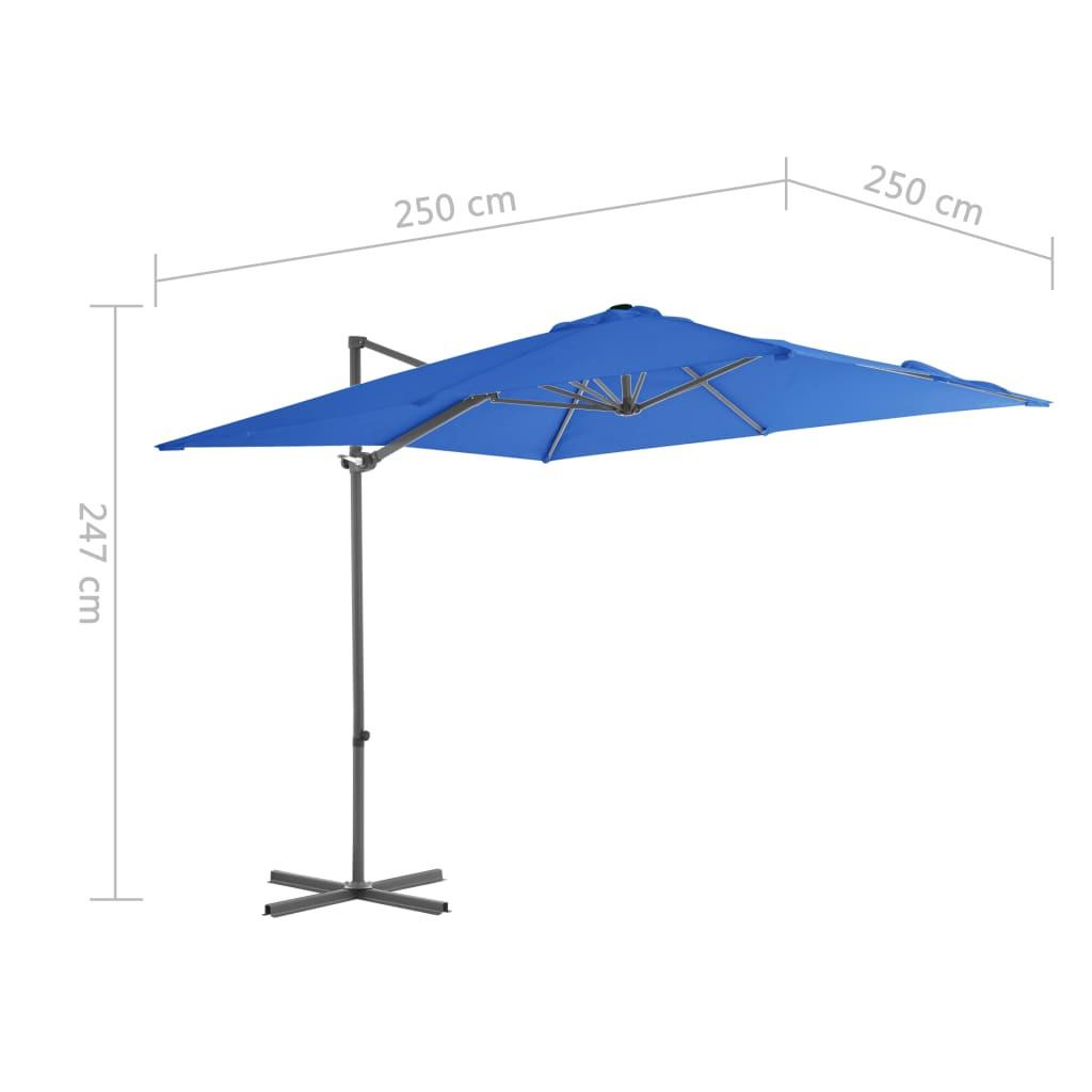 VidaXL Parasol de jardin en porte-à-faux  