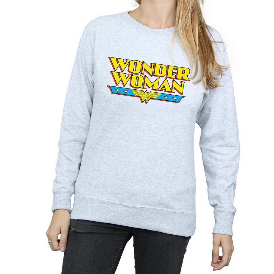 DC COMICS Wonder Woman Logo Slim Fit Felpa  