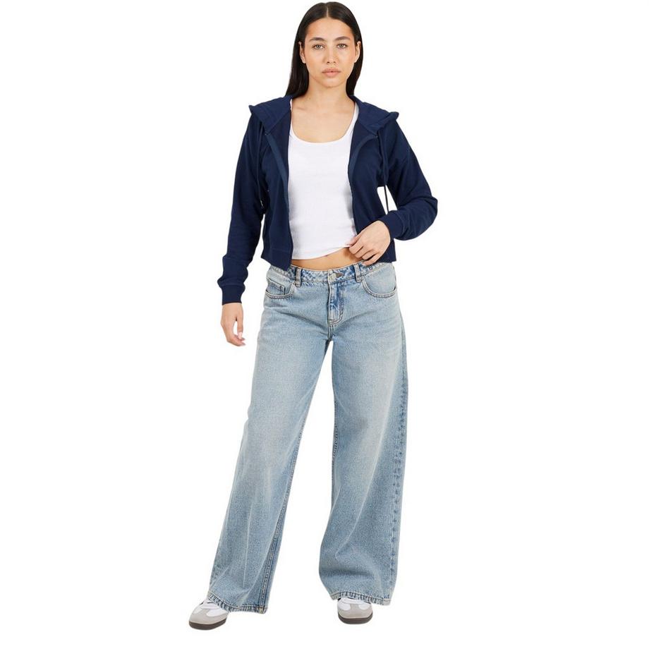Brave Soul Felpa Con Cappuccio E Zip Intera  
