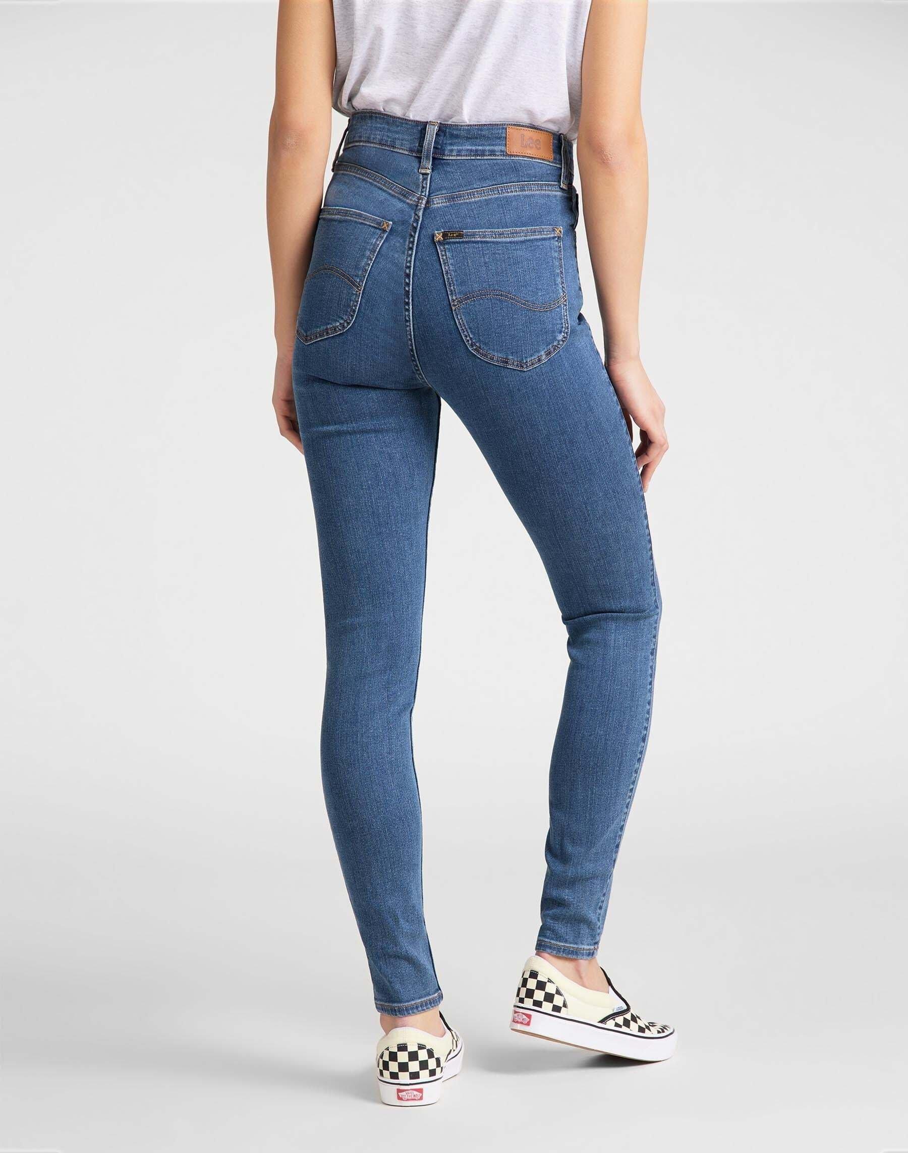 Lee Ivy Super Skinny Fit High Waist Jeans  