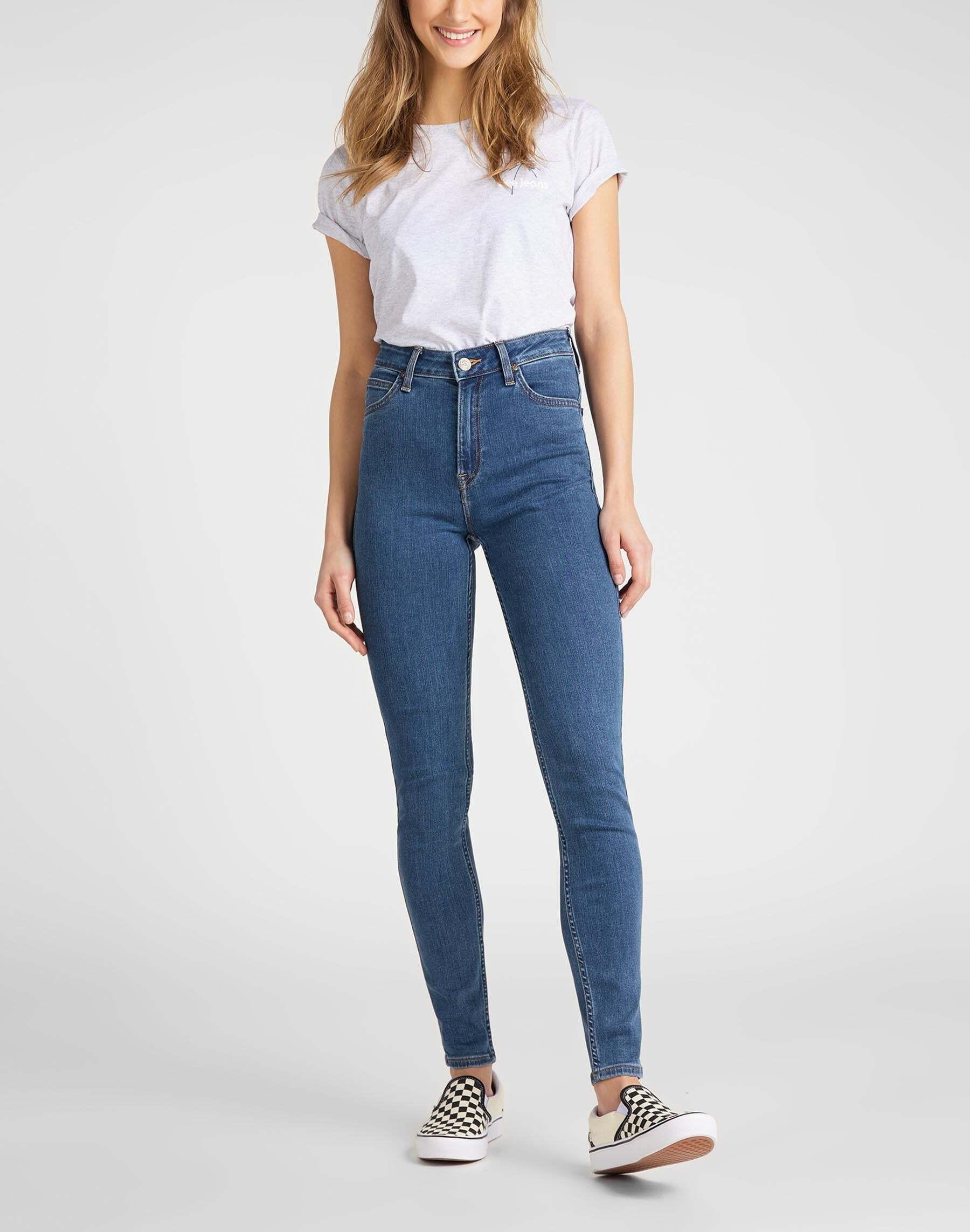 Lee Ivy Super Skinny Fit High Waist Jeans  