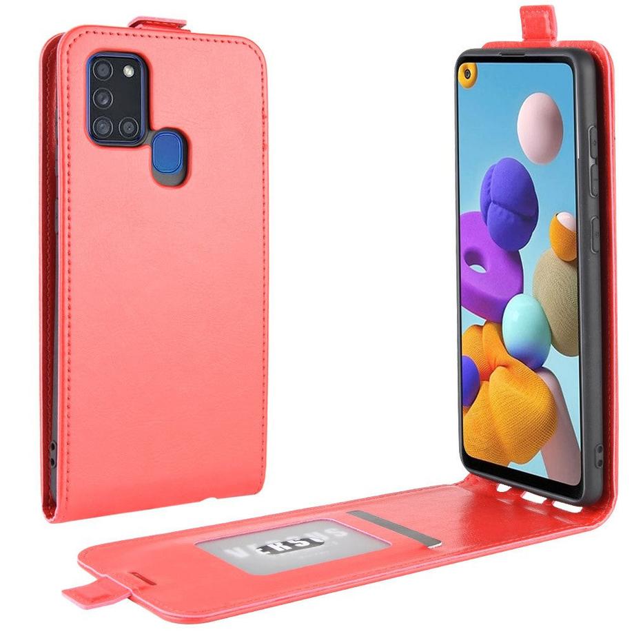 Cover-Discount  Galaxy A21S - Custodia Classic Flip verticale 
