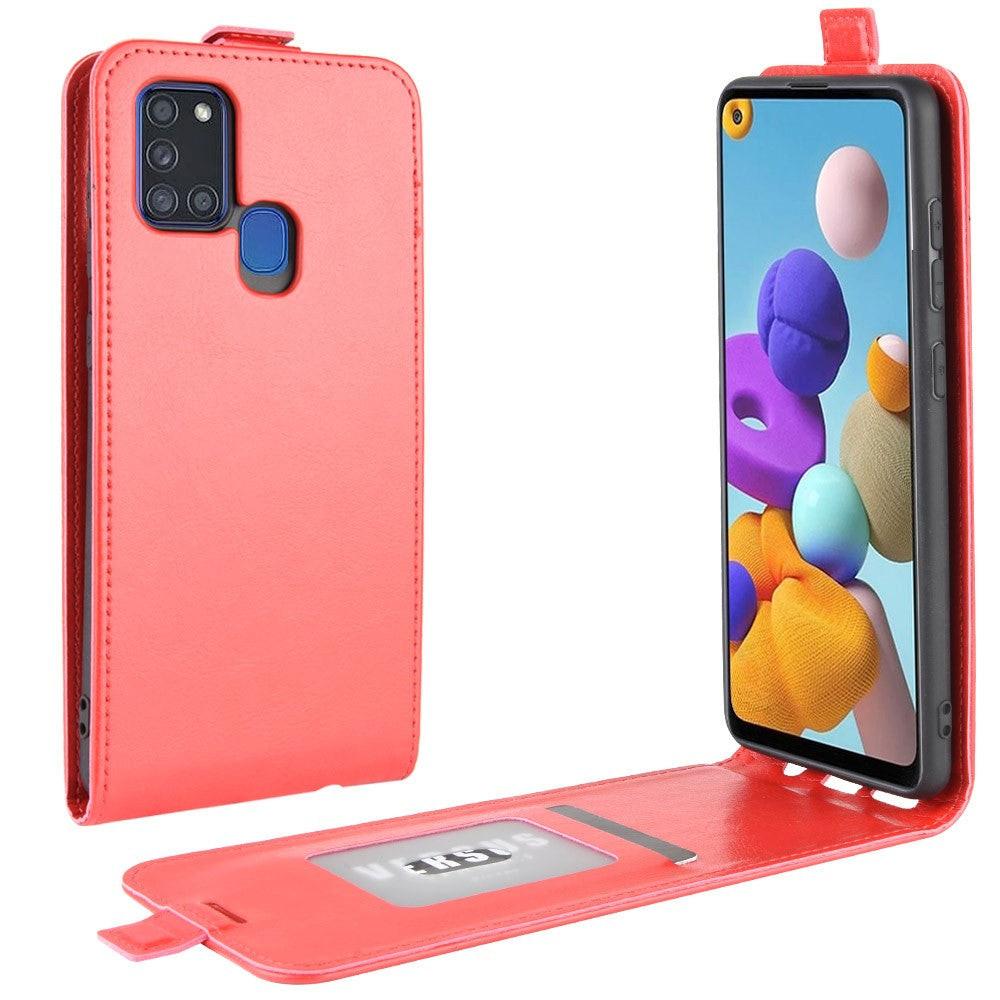 Cover-Discount  Galaxy A21S - Custodia Classic Flip verticale 