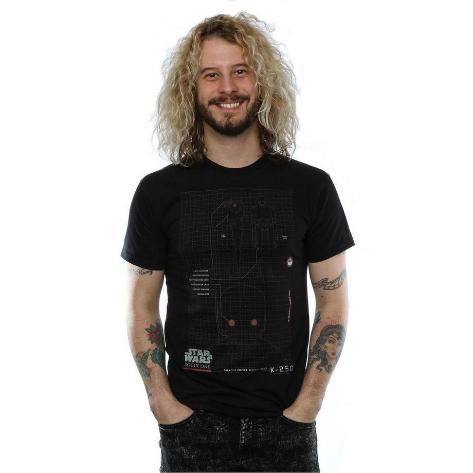 STAR WARS Star Wars Rogue One K-2SO Galactic Empire Security Droid T-Shirt  