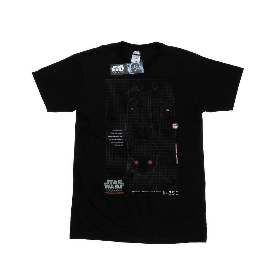 STAR WARS Star Wars Rogue One K-2SO Galactic Empire Security Droid T-Shirt  