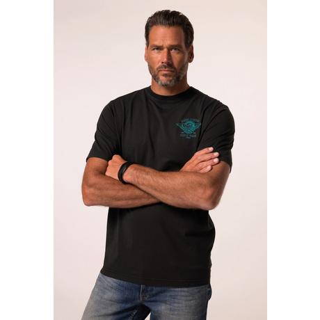 JP1880 T-shirt Manches Courtes Imprimé Poitrine Style Vintage  