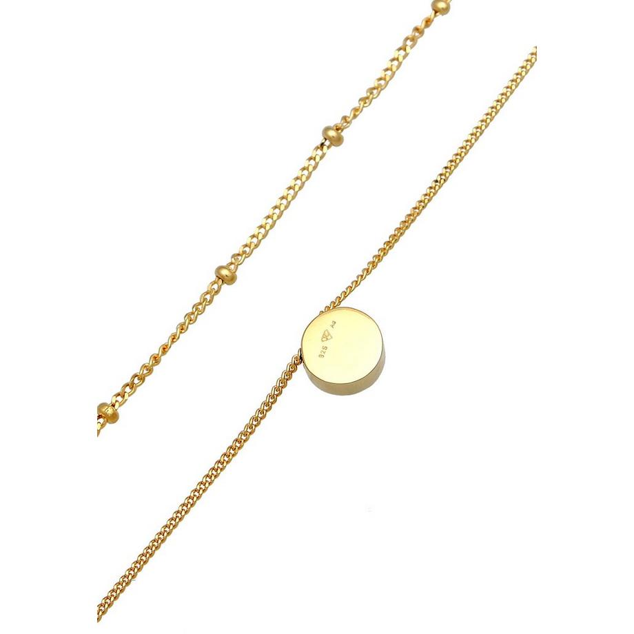 Elli  Collier Choker Layer Kristall Kugelkette 925 Silber 