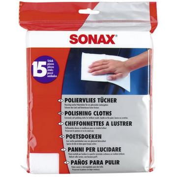 Sonax 422200 Panno per la Pulizia Bianco 15 pz