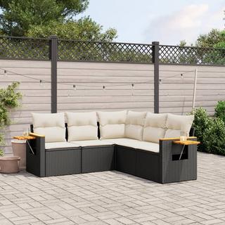 VidaXL set divano da giardino Polirattan  