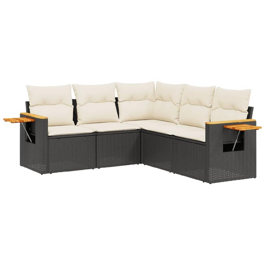 set divano da giardino Polirattan