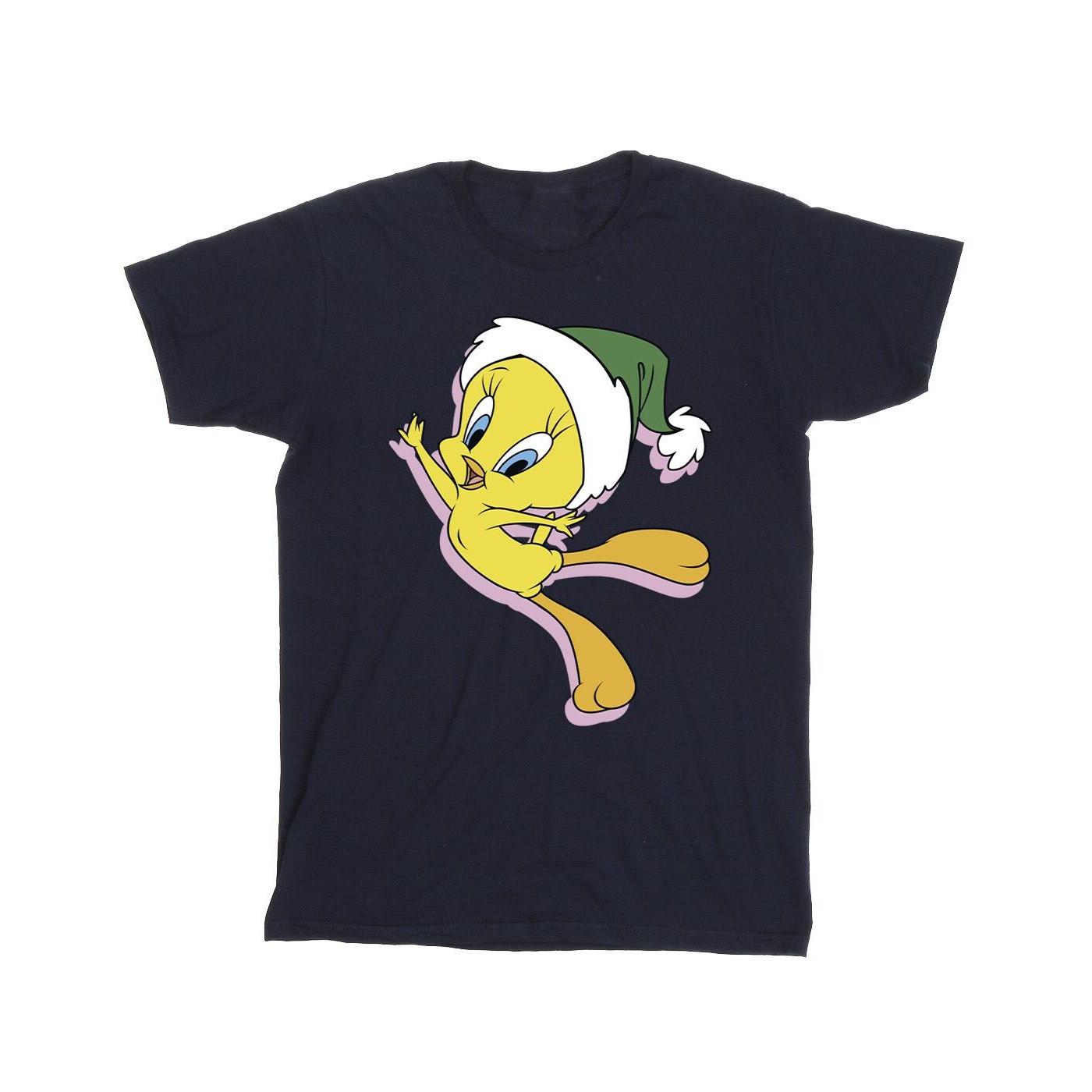 LOONEY TUNES  Tweety Christmas Hat TShirt 