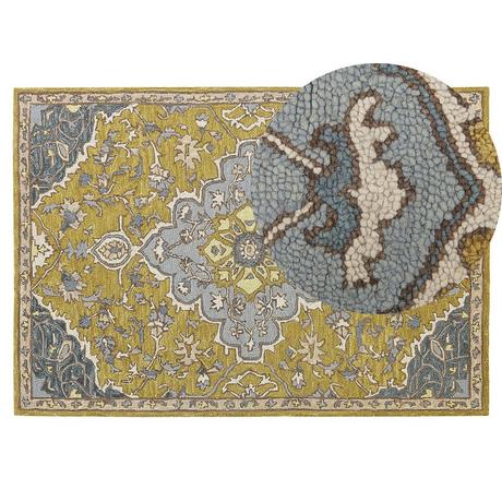 Beliani Teppich aus Wolle Klassisch MUCUR  