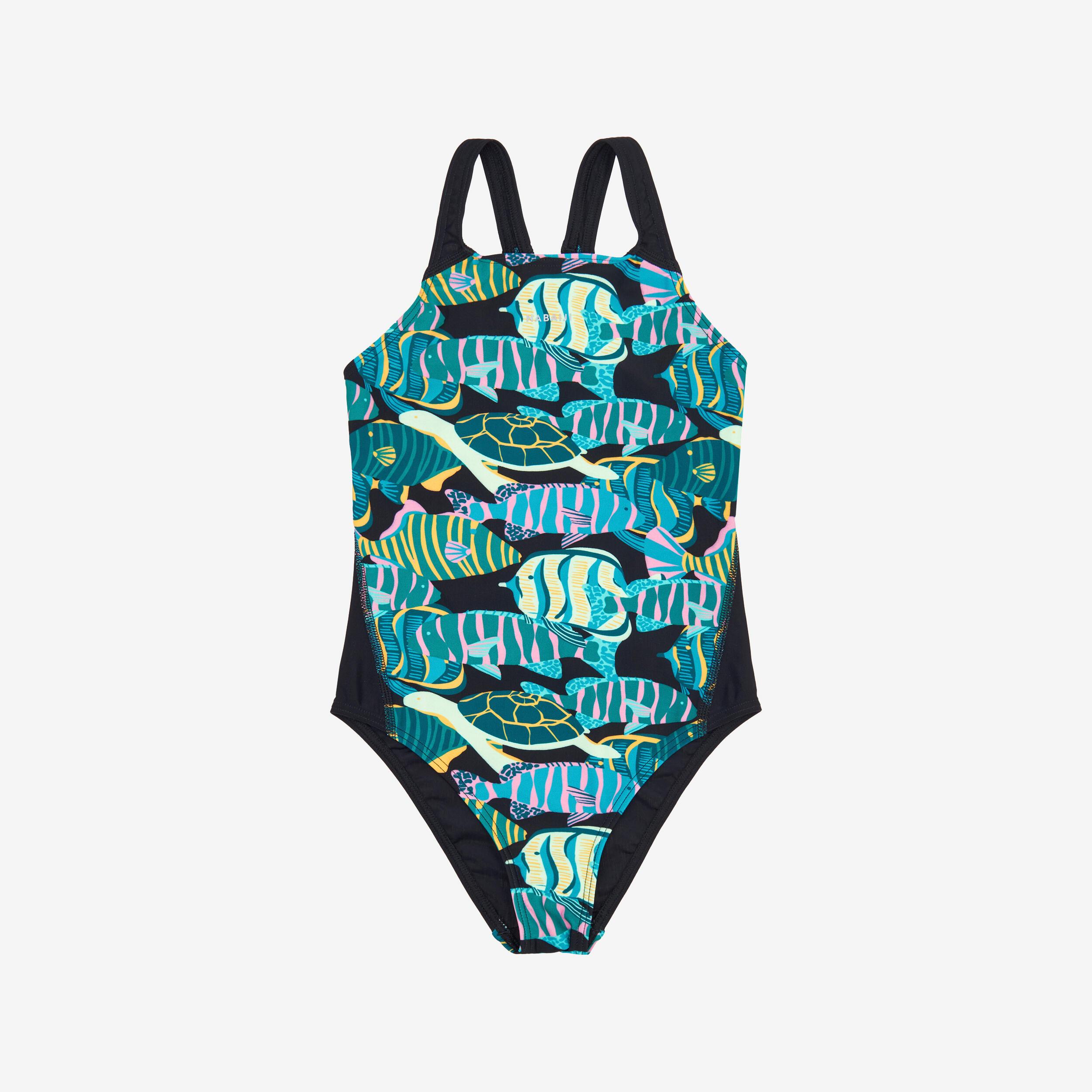 DECATHLON  Maillot de bain fille natation polyester 