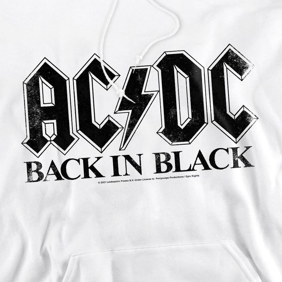 AC/DC ACDC Back In Black Sweat à Capuche  