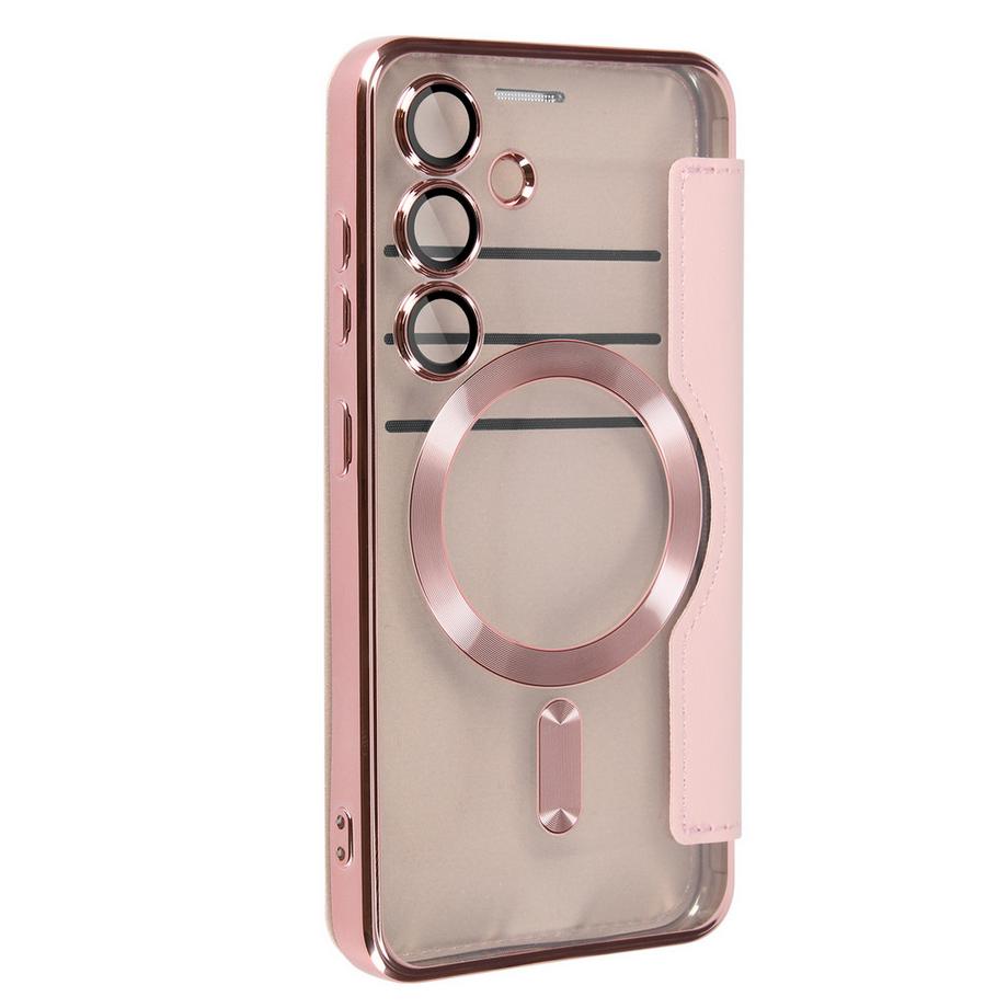 Avizar  MagSafe Hülle Samsung S24 Hellrosa 
