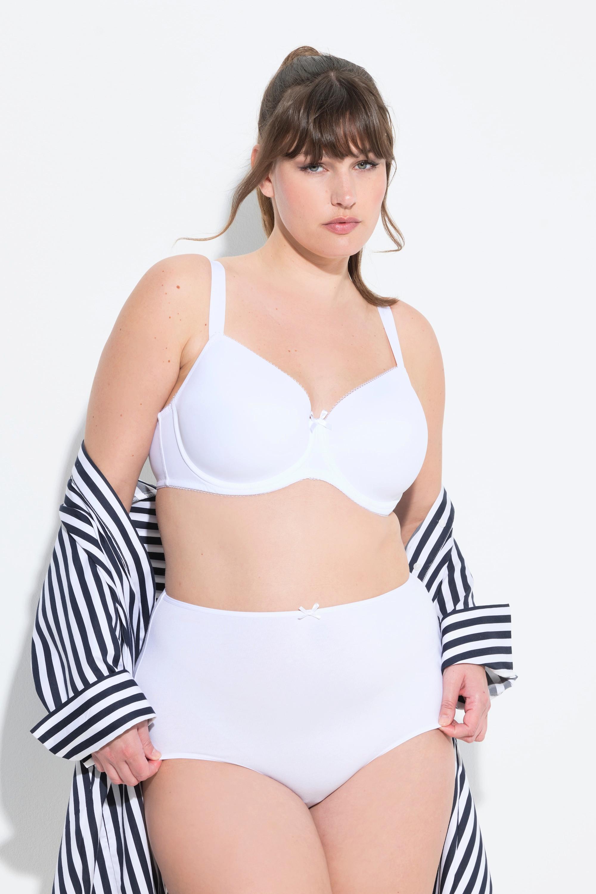 Ulla Popken Culottes maxi lot de 3 couleurs unies  