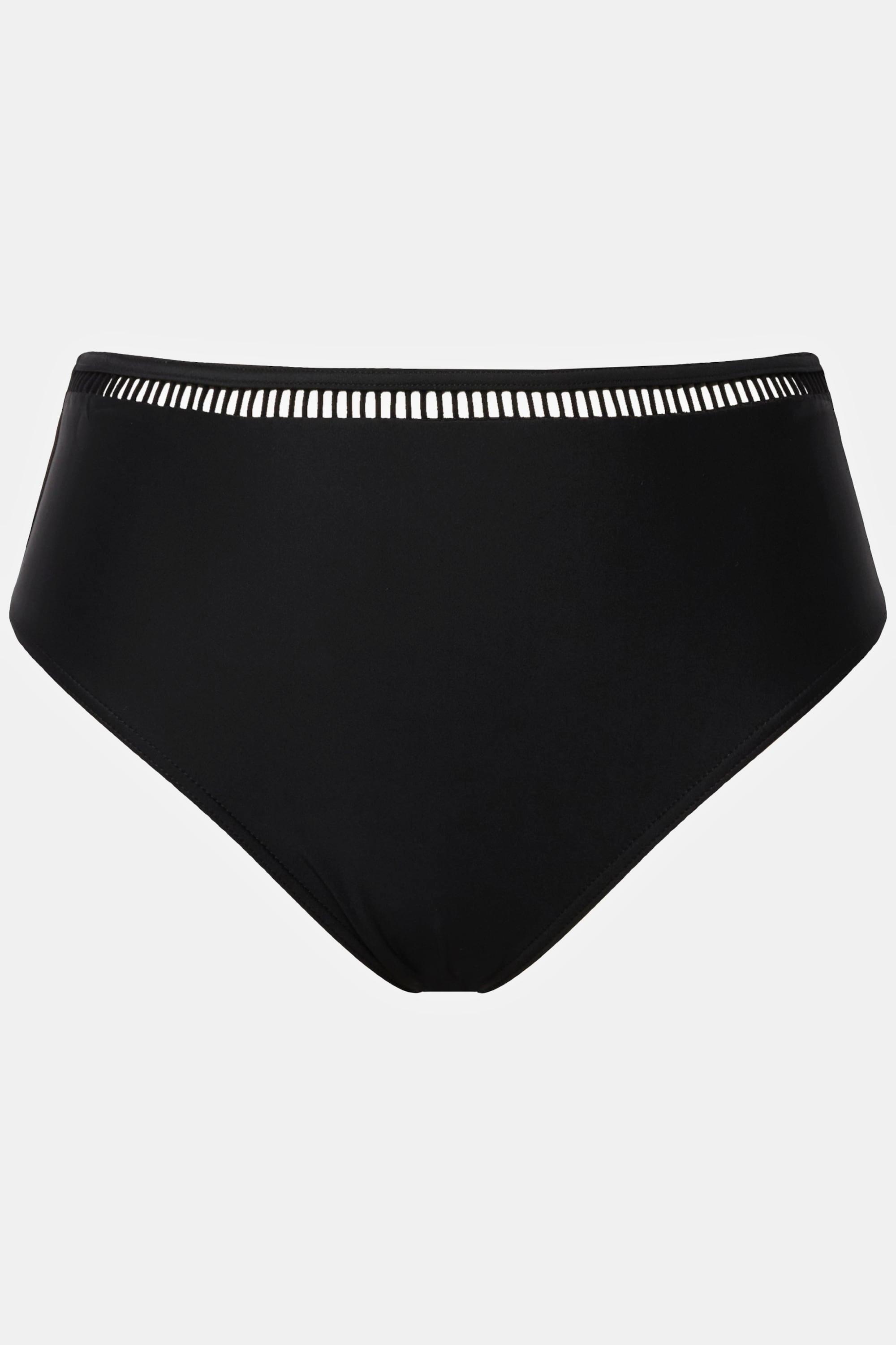 Studio Untold Bas de bikini taille haute bordure à mailles  