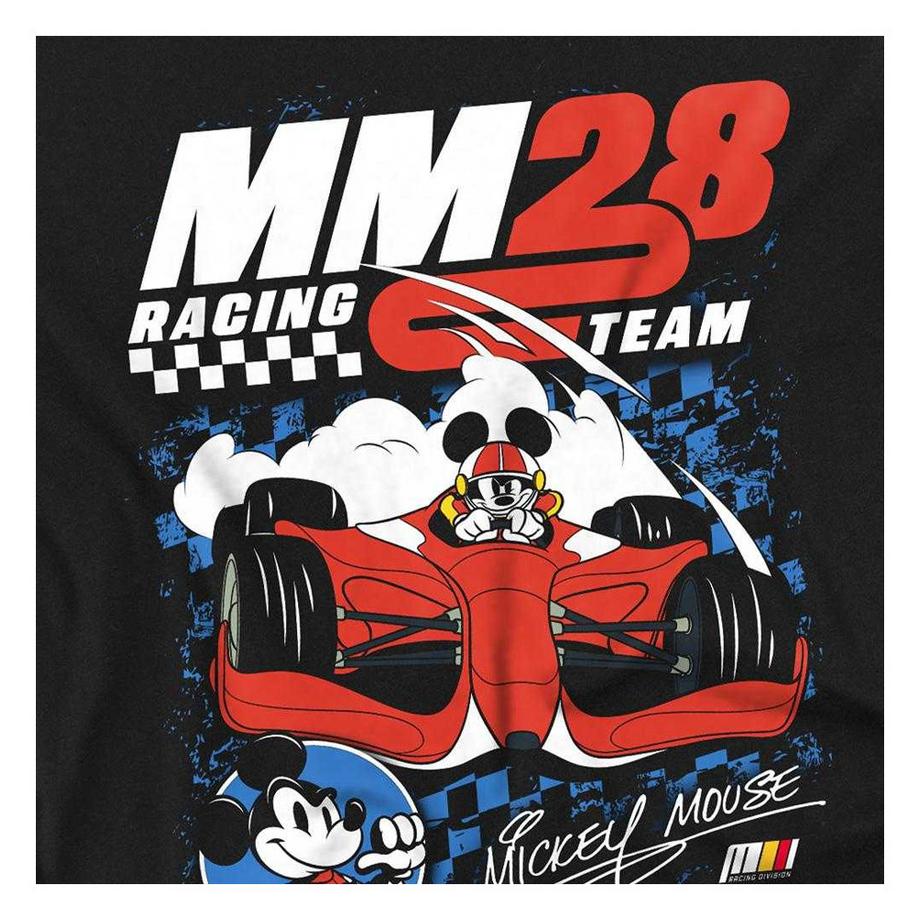 Disney Mickey Mouse T-Shirt Maniche Lunghe Girocollo  