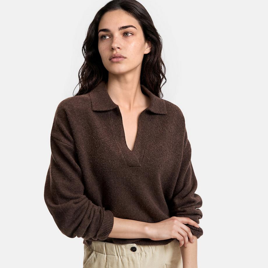 Pull col polo loose