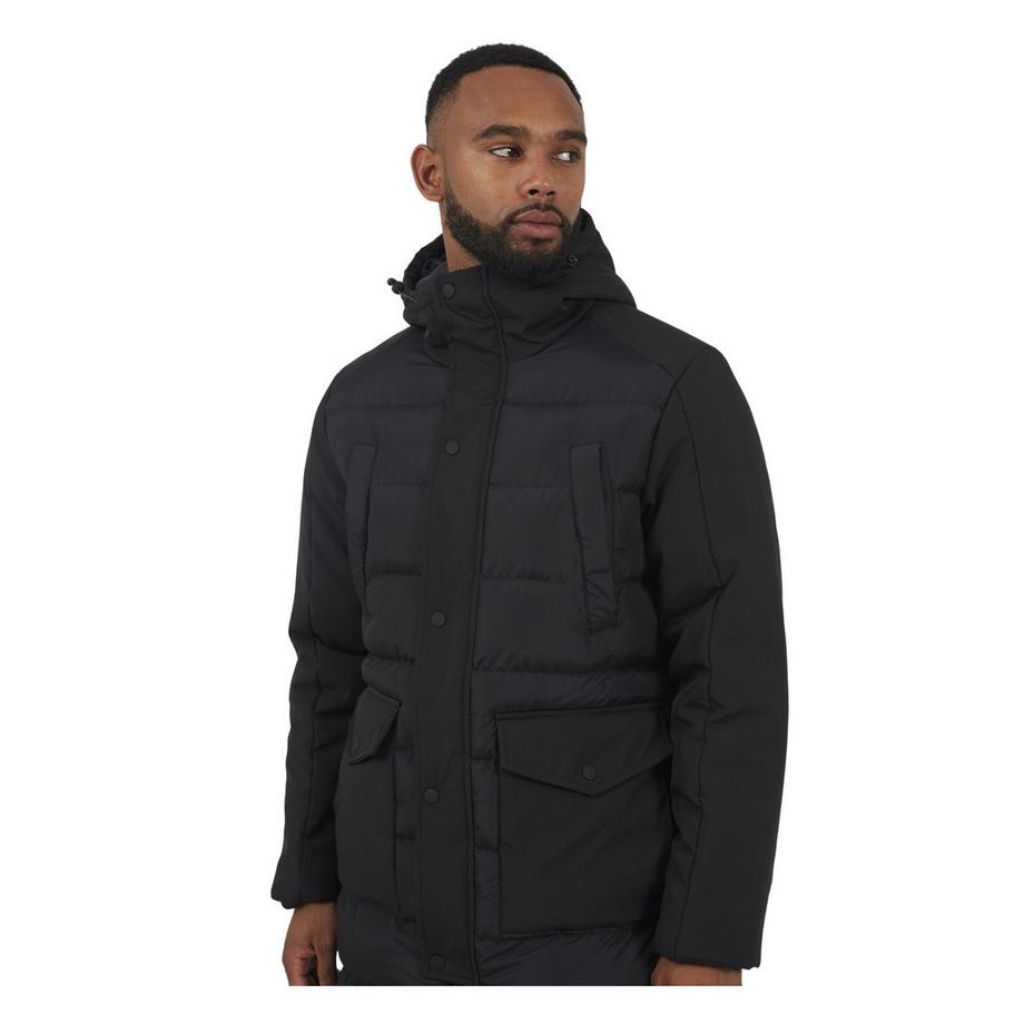 Brave Soul  Steppjacke, Mit Kapuze, Lang Geschnitten 