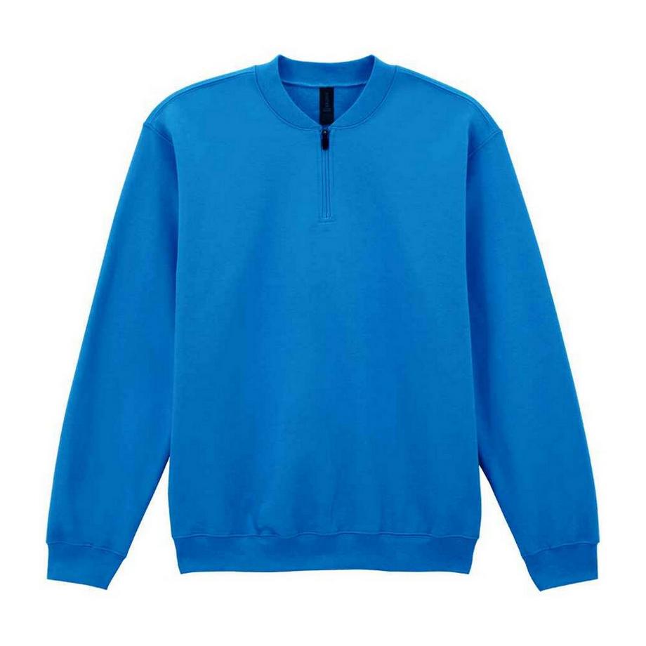 Softstyle SweaT-ShirtMit Kurzem Reißverschluss