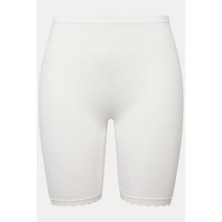 Ulla Popken Pantaloncini Ciclista Orlo Pizzo Qualità Bambù  